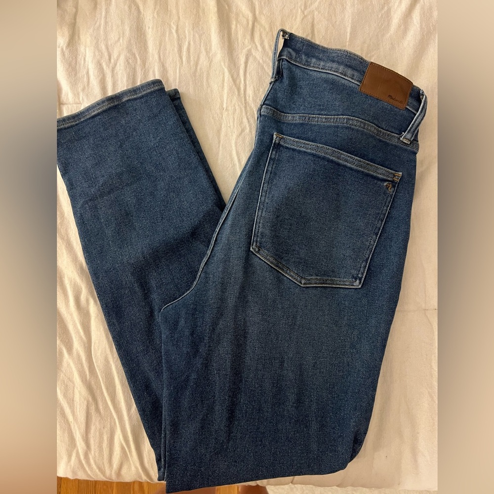 Dark wash talk straight leg long
